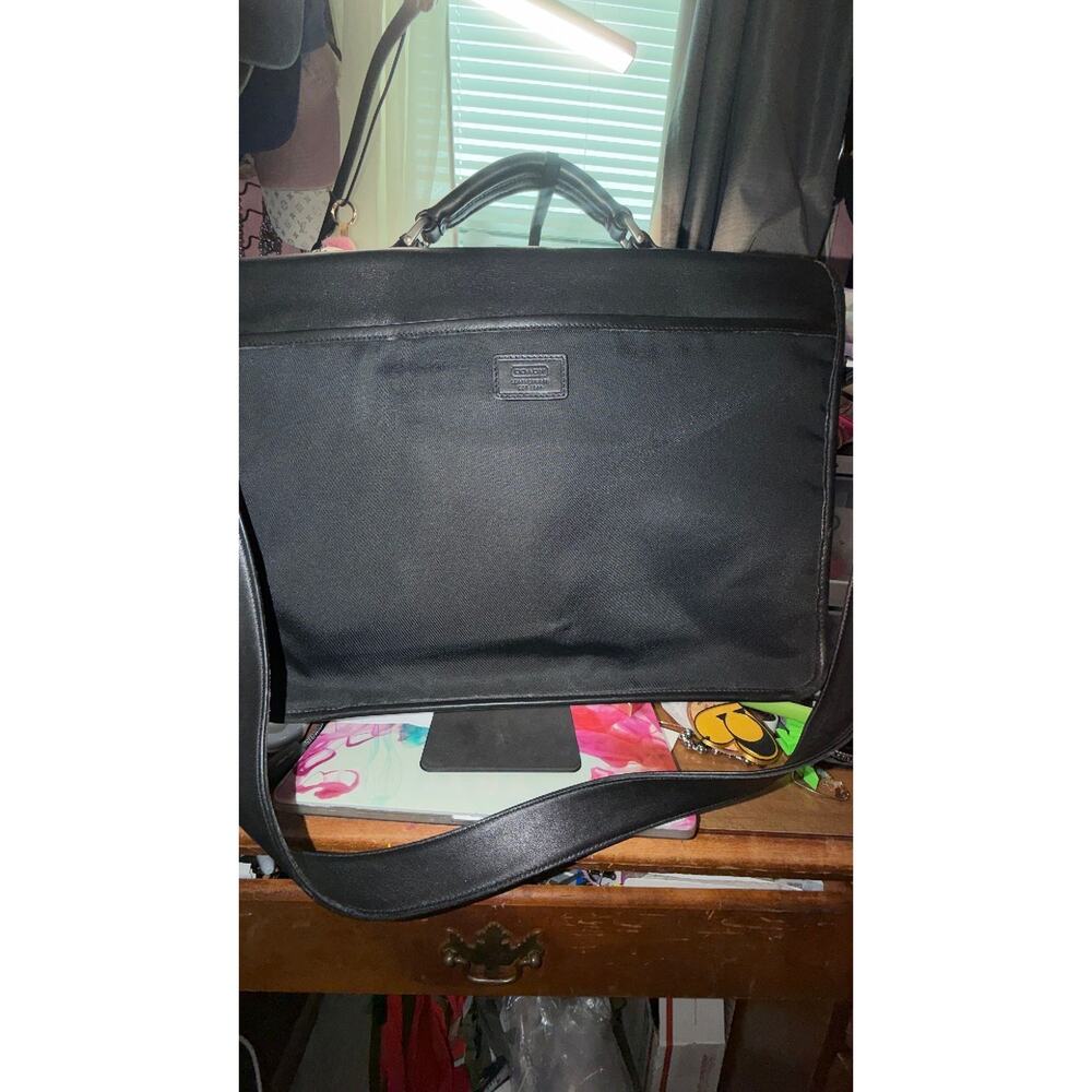 276. Vintage Coach briefcase with nickel hardware - Picture 3 of 8